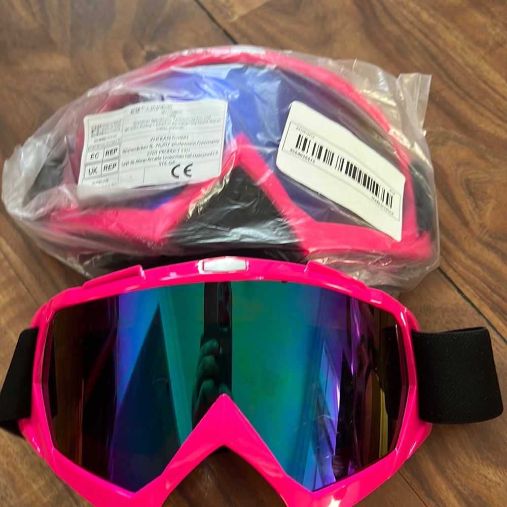 THESE HOT PINK GOGGLES